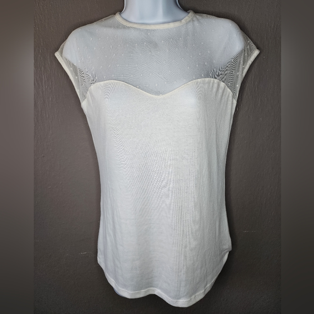 Miss Fancy Rockabilly Top in Ivory